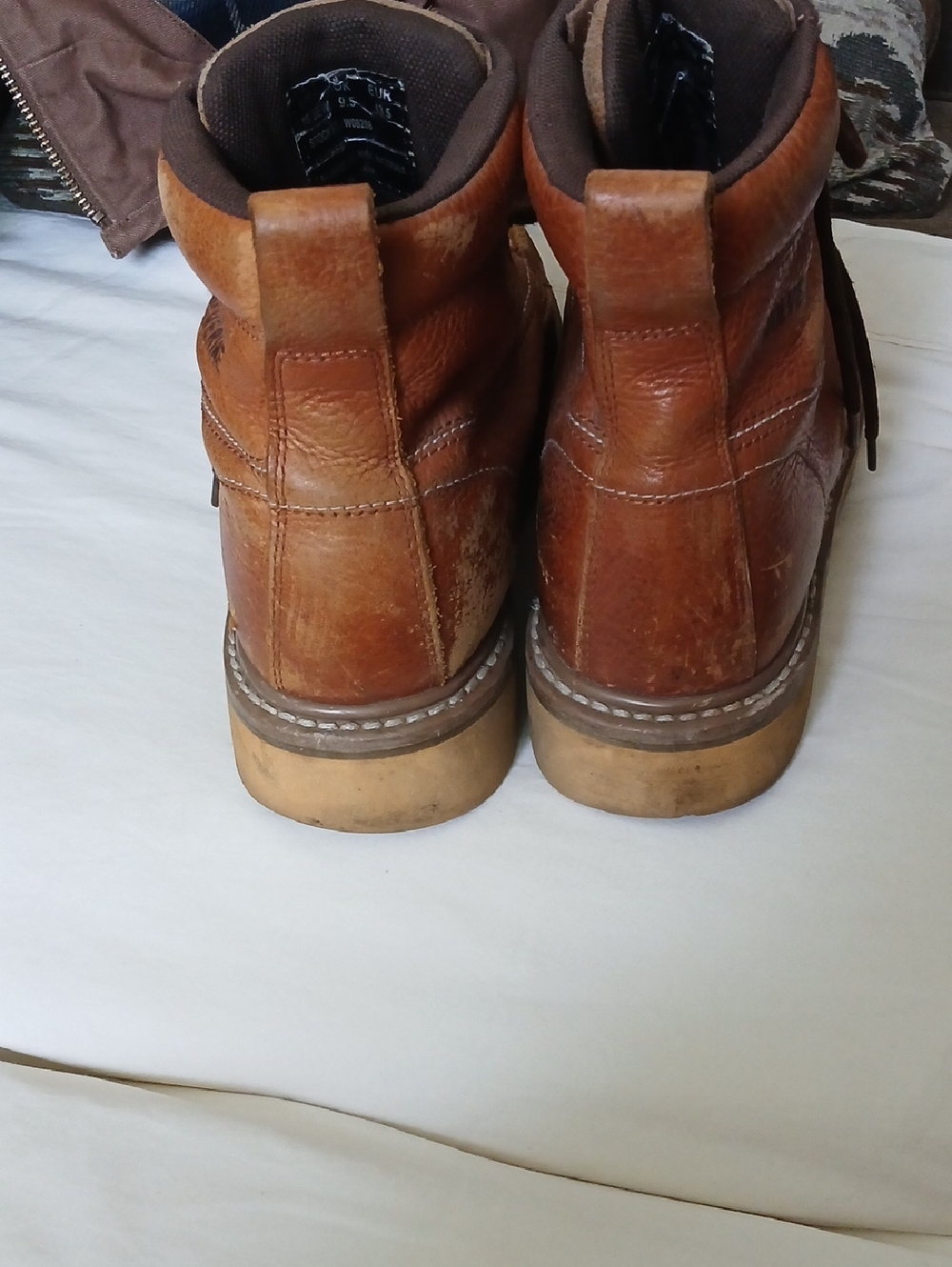 Wolverine Men's Moc-Toe Work Boots - Picture 4 of 6